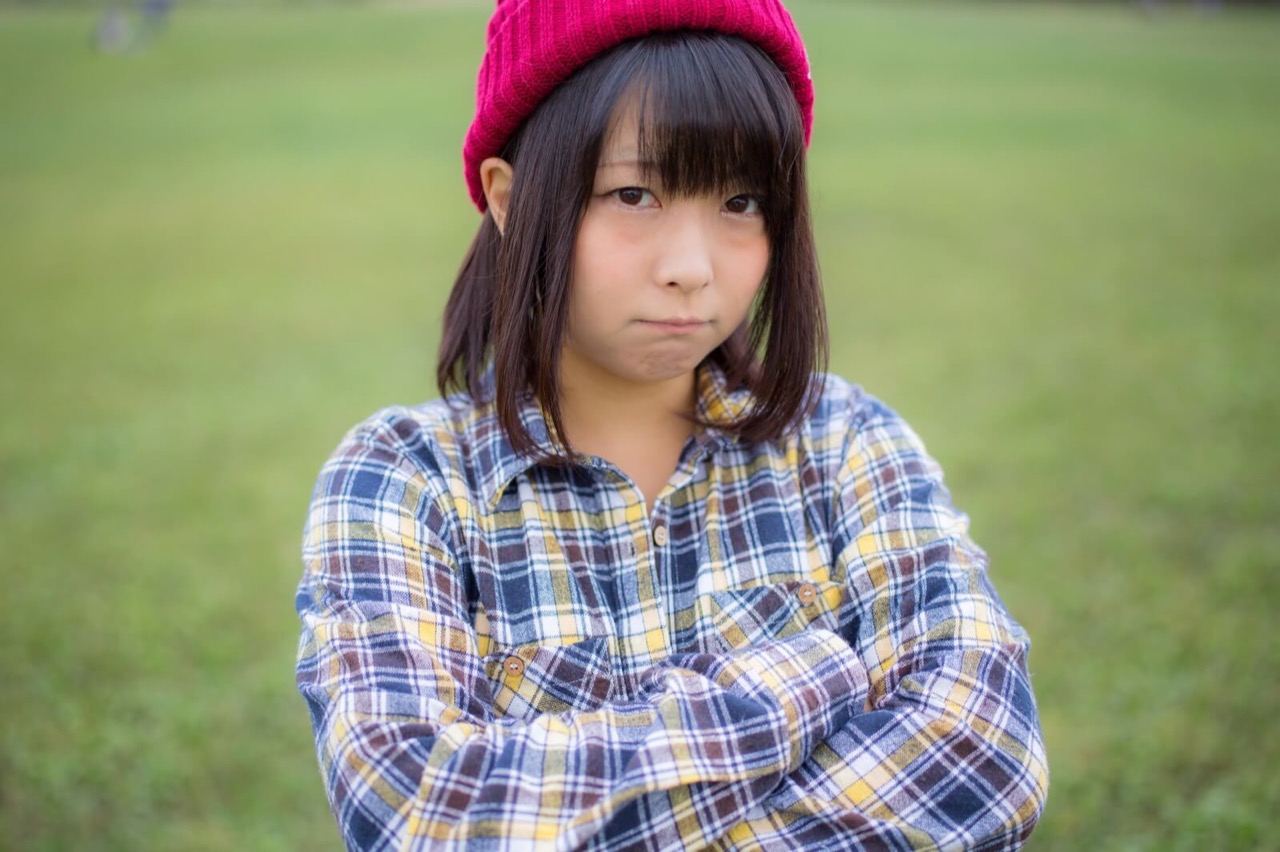 怒る女の子